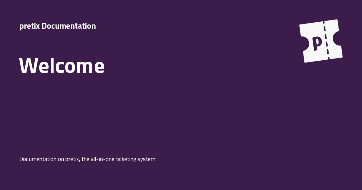 pretix Documentation